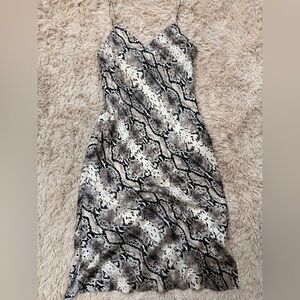 Cami NYC - Snake patter spaghetti strap dress.